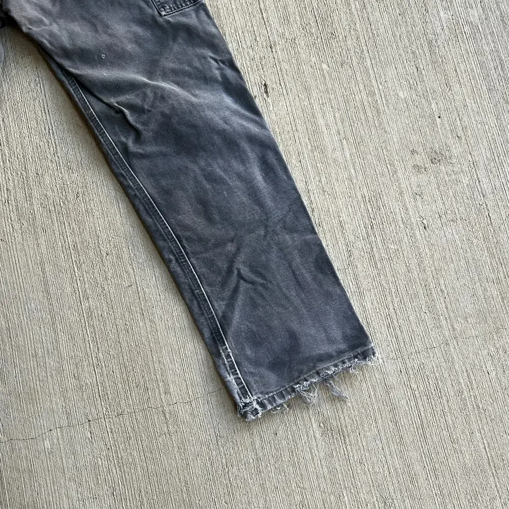 Carhartt B01 GVL gray double knee work wear carpenter pants